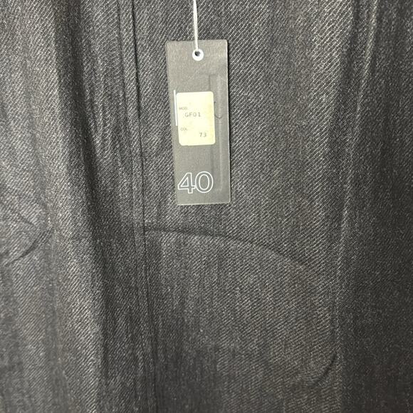 Vintage NWT Umberto Ginocchietti Women's Charcoal Midi Skirt - Picture 7 of 7